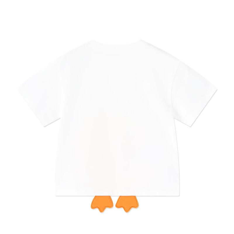 B.Duck Boys' Cartoon Print Cotton Short Sleeve T-Shirt