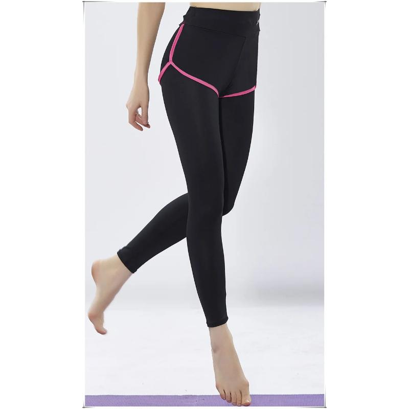 Elastic Slim Yoga Pants Women High Waist Quick Dry Dance Fitness Leggings Running Tights Breathable Trousers