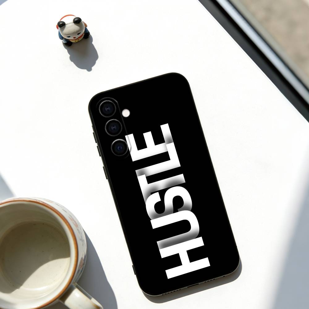 

positive energy Phone Case Black Silicone Soft For Samsung Galaxy A73,A72,A71,A70,A53,A52,A51 Samsung a52