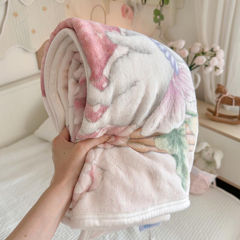 Class A Cloud-Feel Velvet Fairy Tale Hand-Painted Autumn/Winter Thick Milk Velvet Nap & Sofa Blanket