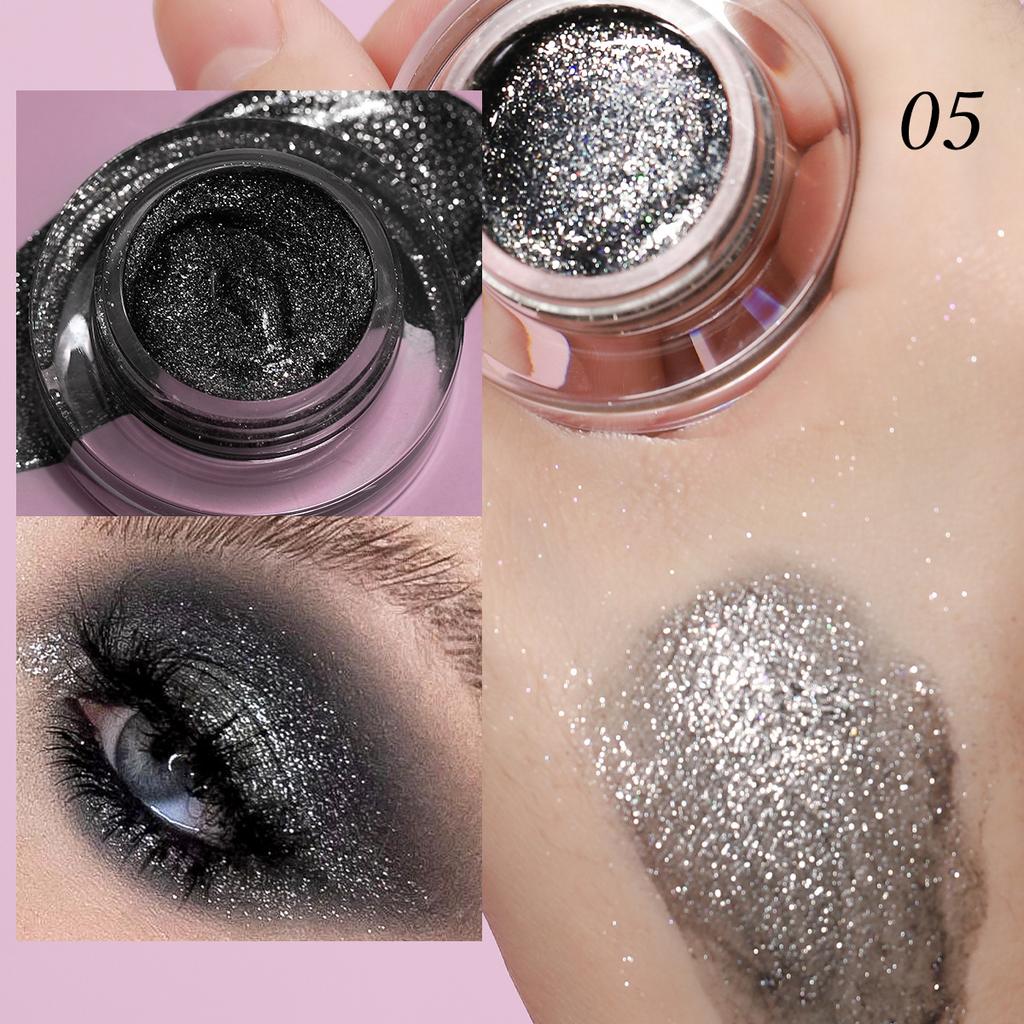 YOUNG VISION Liquid Gel Glitter Eyeshadow, Face & Body, Quick-Dry, Sheer Waterlight Liquid Gel Formula, Easy Blend for Long Lasting Galactic Glow