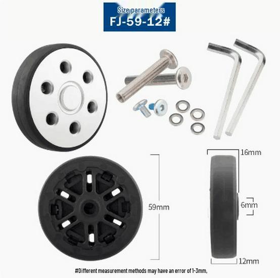 2024 Versatile Travel Suitcase with Universal Airplane Wheels