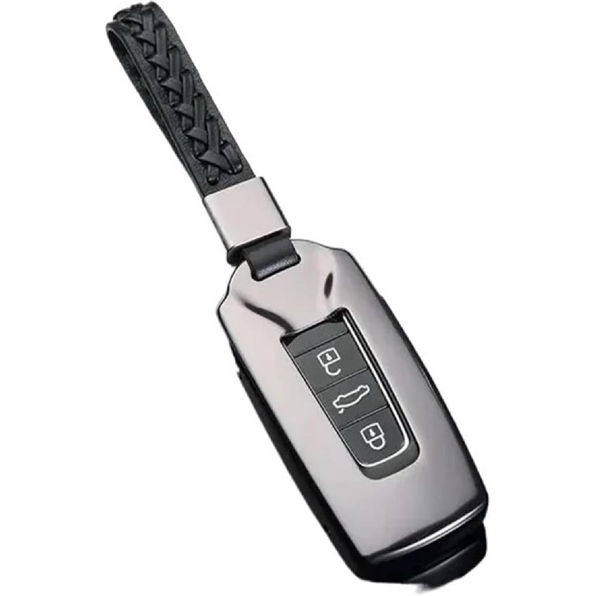 Car Key Cover Shell Key Case Protector Styling Refit Car Accessories Compatible for VW Volkswagen Touareg 2019(5)