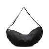 Nylon Minimalist Shoulder Bag For Casual Travel With Zipper Pocket For Women