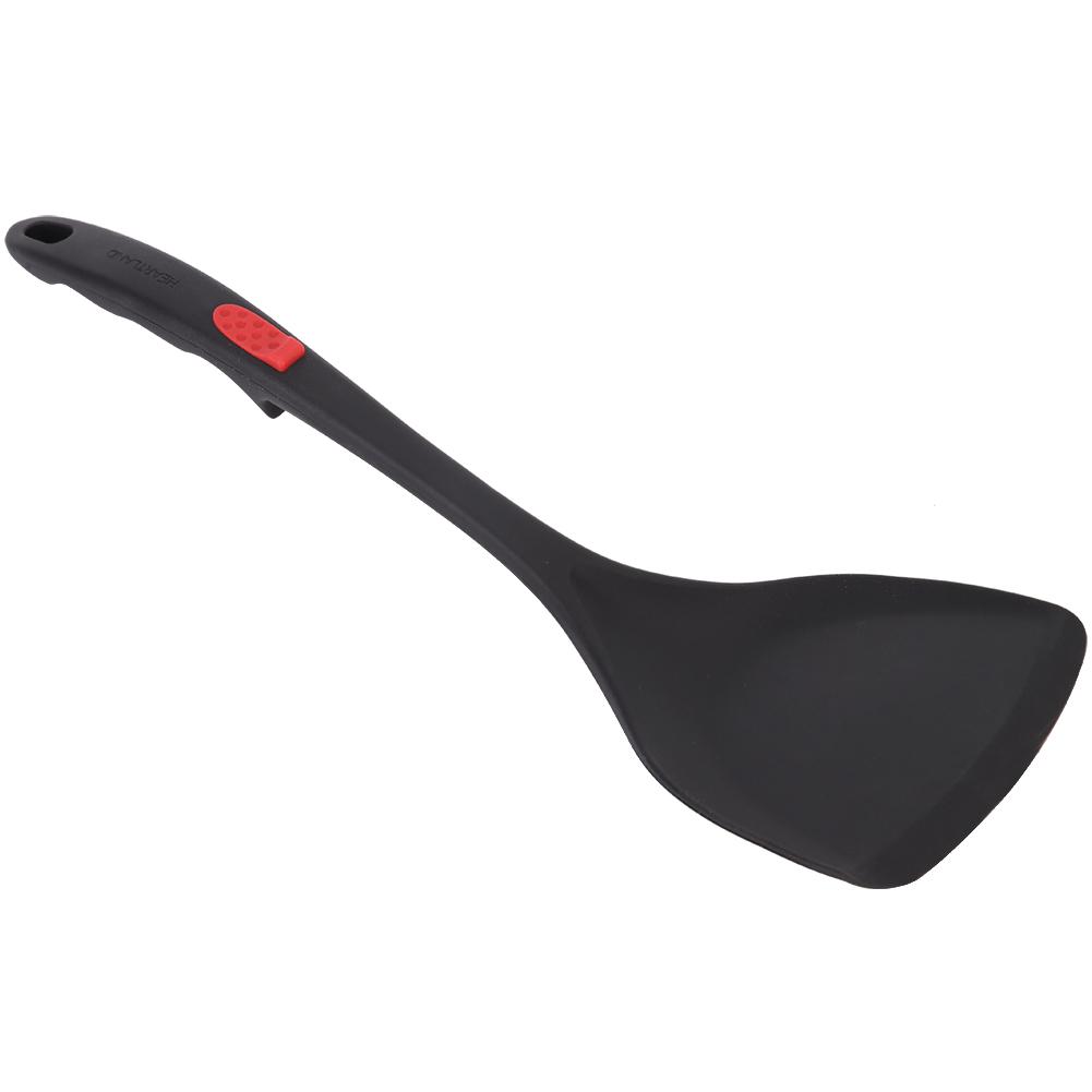 Silicone Spatula Heat Resistant Long Handle Kitchen Utensil Non-Slip Cooking Tool(Spatula )