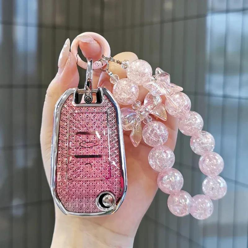 Etui na kluczyk do samochodu Dla Peugeot 408x Etui na kluczyk 3008 308S 508L 4008 E2008 5008 DS5 DS6 DS4 DS7 DS9 Pokrowiec na kluczyk Brelok Kluczyk Peugeot she