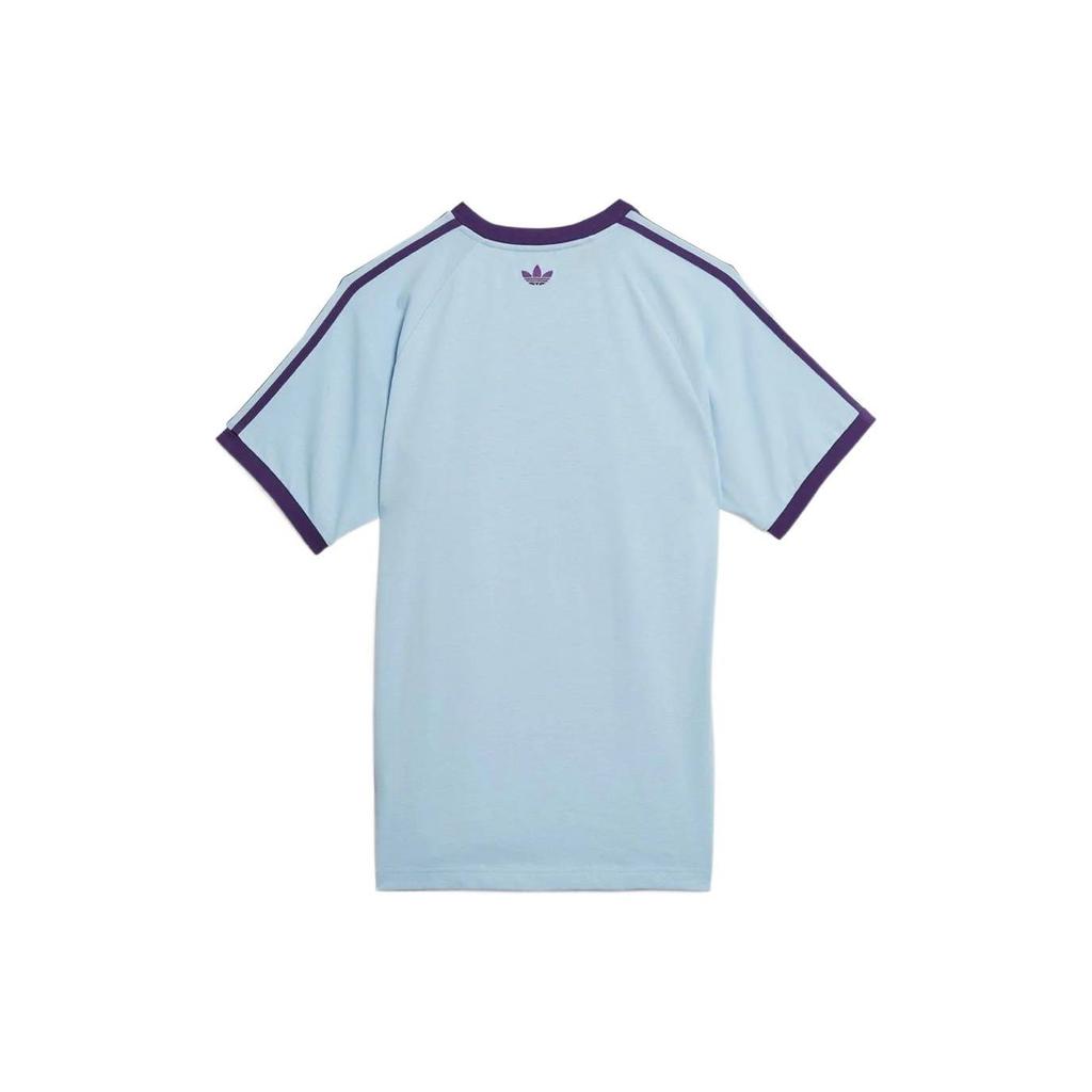 Adidas Originals Kerwin Frost Collaboration Cartoon Print Sports Short Sleeve T-Shirt Men Tops Powder-Blue HB7424