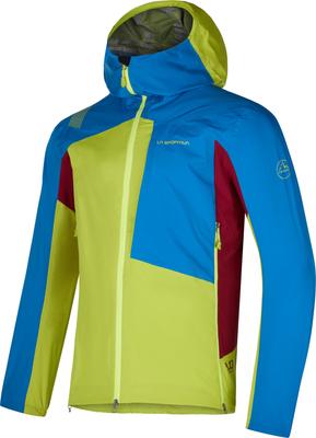 سترة La Sportiva Crizzle Evo Shell M Jacket ليموني/أزرق كهربائي