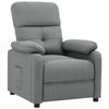 VidaXL Fauteuil Inclinable, Siège avec Accoudoirs et Dossier, Chaise de Relaxation avec Repose-pied, Meuble de Salon, 348276