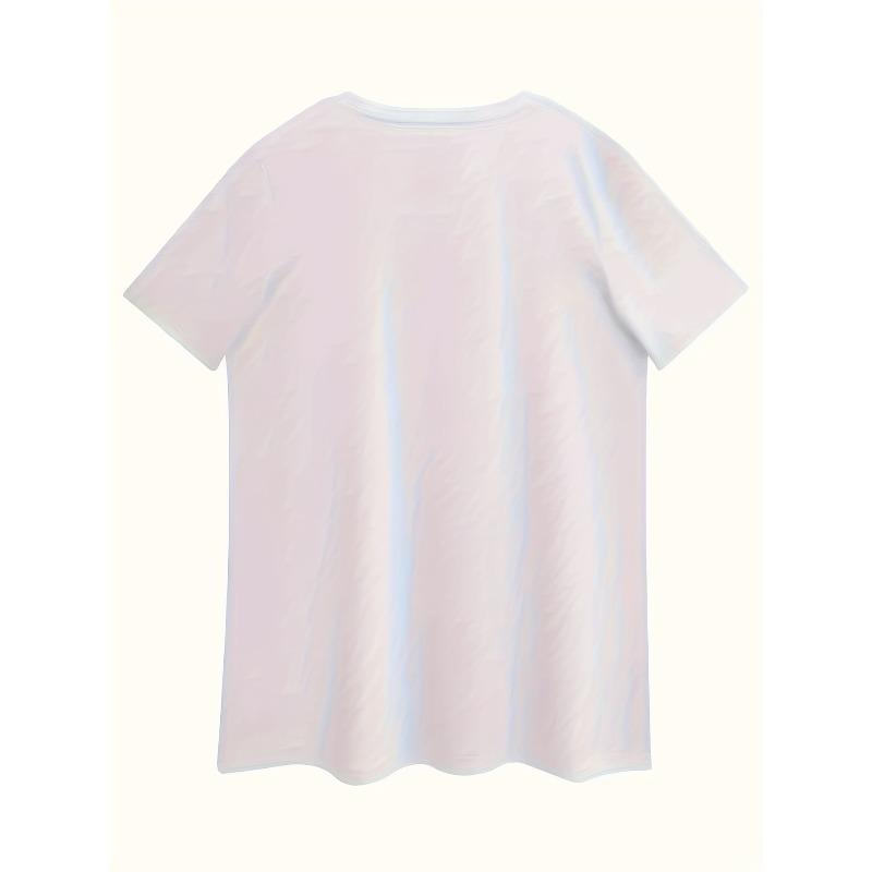 European Size Women'S 50th Birthday Celebration T-Shirt - White Casual Summer Tee with Floral Print, "Happy 50th Birthday" Text,