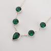 Chrome Diopside Gemstone 925 Sterling Silver Handmade Jewelry Partywear 16-18" For Wife RN-3-15