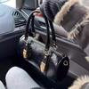 Handheld Pillow Bag Retro One-shoulder Crossbody Bag Niche Texture Personalized Fashion Women's Bag