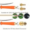 Convertible Sprays Poles With Steel Lock Mechanism Ergonomic Handle For Hard Deep Cleaning