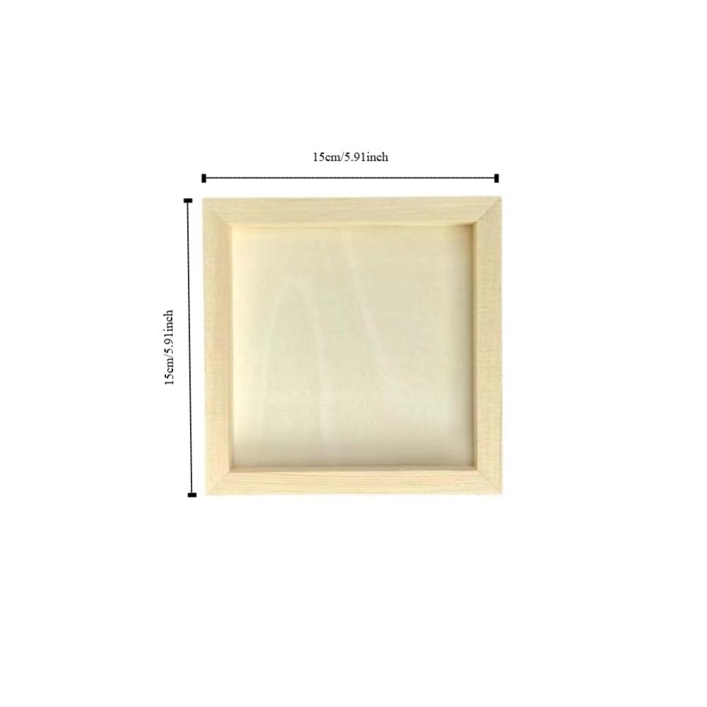 Wooden Picture Frame Multi Size Wooden Photo Holder Art Puzzle Holder  Children Painting Drawing