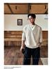 Men's 2025 Autumn/Winter Old Money Style Loose Faux Two-Piece V-Neck Sweater