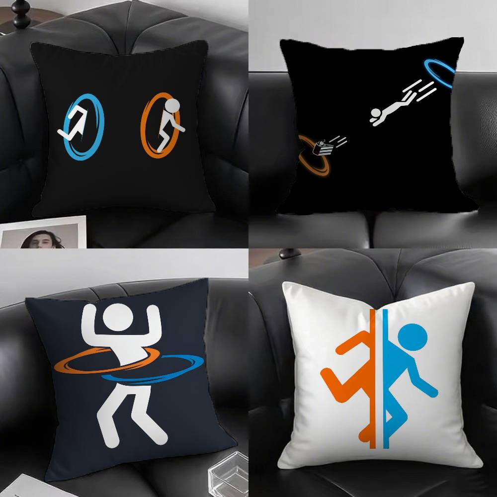 1pc Portal 2 Game Pillow Case Fashion Square Pillowcase Bedroom Sofa Room Ins Decoration Leisure
