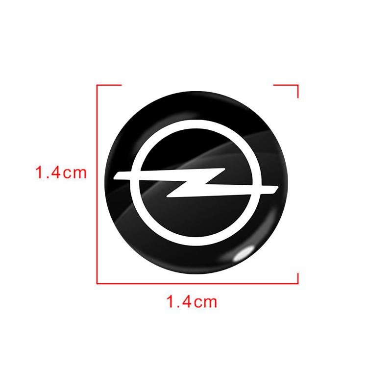 Adesivi Emblema Metallico per Auto da 14 mm Logo Chiave Remota Auto Accessori Auto per Opel Insignia Astra Antara Meriva Zafira H G Corsa
