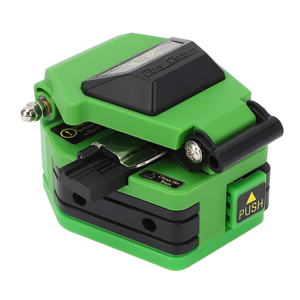 Fiber Cleaver 16 Cleaving Spots 48000 Cleaves Hot Melting Cold Connection Fiber Optic Cutter for 0.2