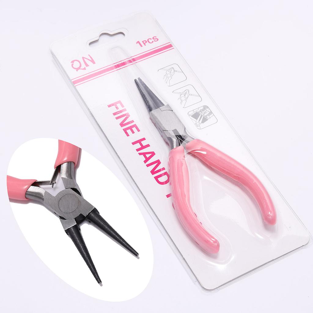 Ferronickel Carbon-Hardened Steel Round Nose End Cutting Jewelry Pliers Tools DIY Equipment Pliers Fit Handcraft Beadwork Repair