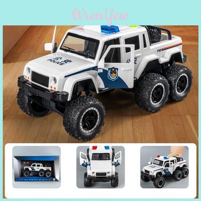Offroad Police Car Inertia Toy For Kids With Flashing Lights And Sound Play