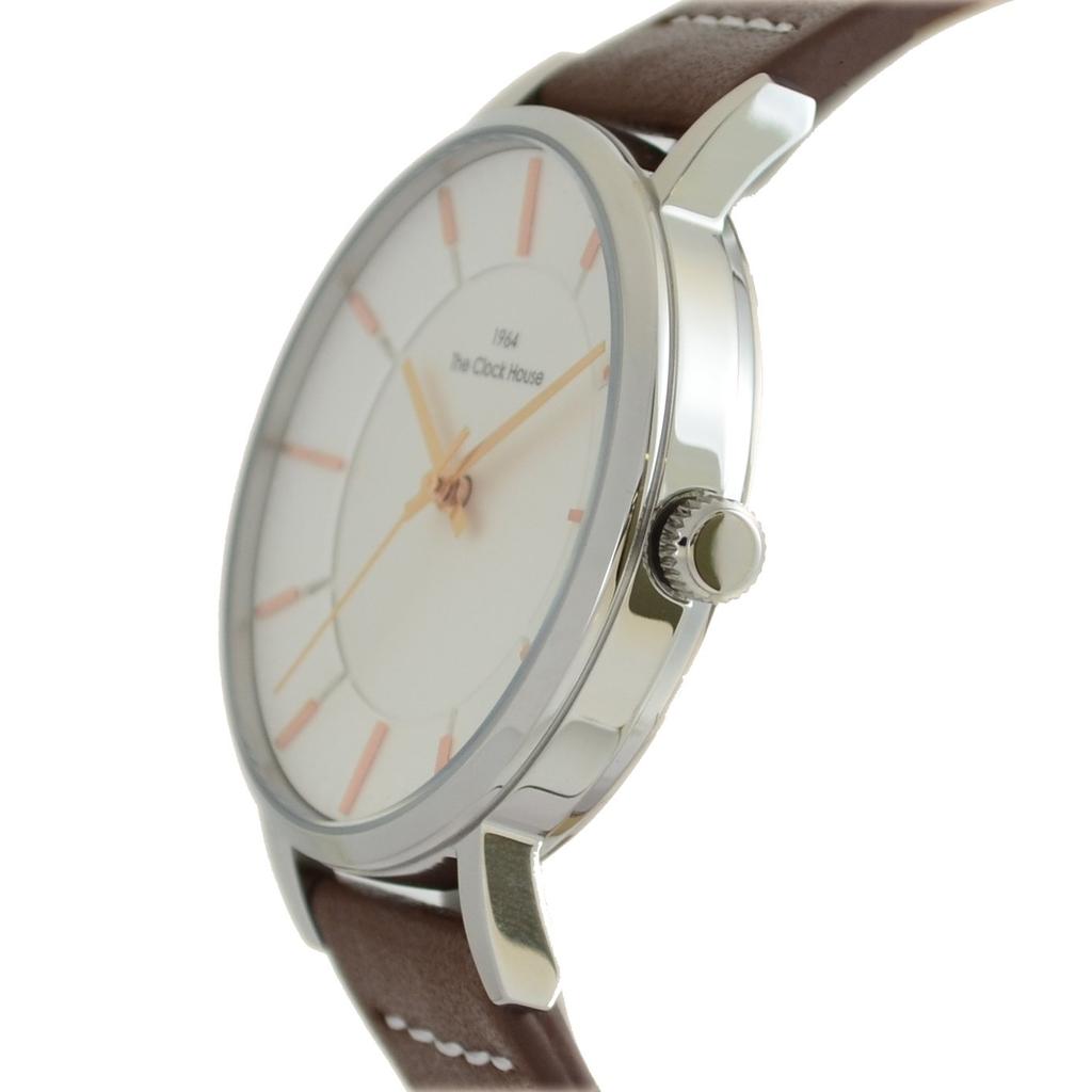 The Clock House MCA5002-WH1B Men's Casual, Simple, Waterproof Analog Watch, White