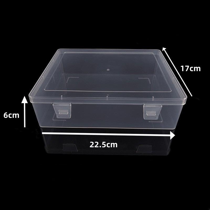 

Transparent 30-Grid Perler Beads Storage Box - Large Capacity, Dustproof, Multifunctional Organizer