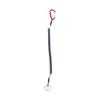 Secure Tool Accessories Elastic Anti-lost Camping Retractable Outdoor Boating Lanyard Fishing String Spring Rope Carabiner