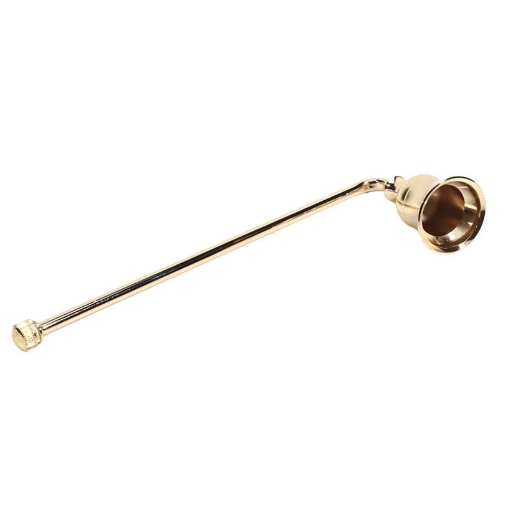 Elegant Bell Shaped Candle Wick Trimmer Long Handle Turn Off Extinguisher Candle Blower Flame Snuffer Home