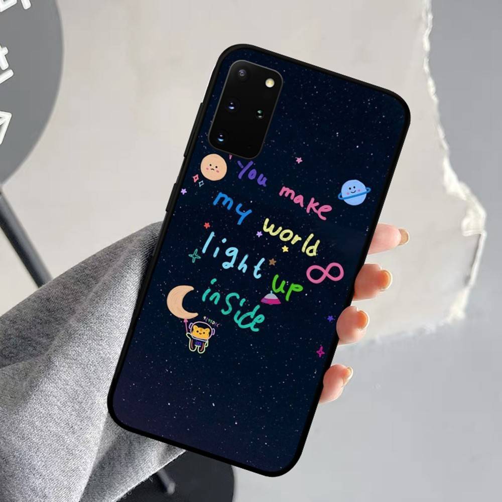 Moon Music Coldplay Band Phone Case For Samsung S 24 Fe 25 Ultra Plus 20 Lite 21 30 22 23 24 22 Ultra 5G Fundas