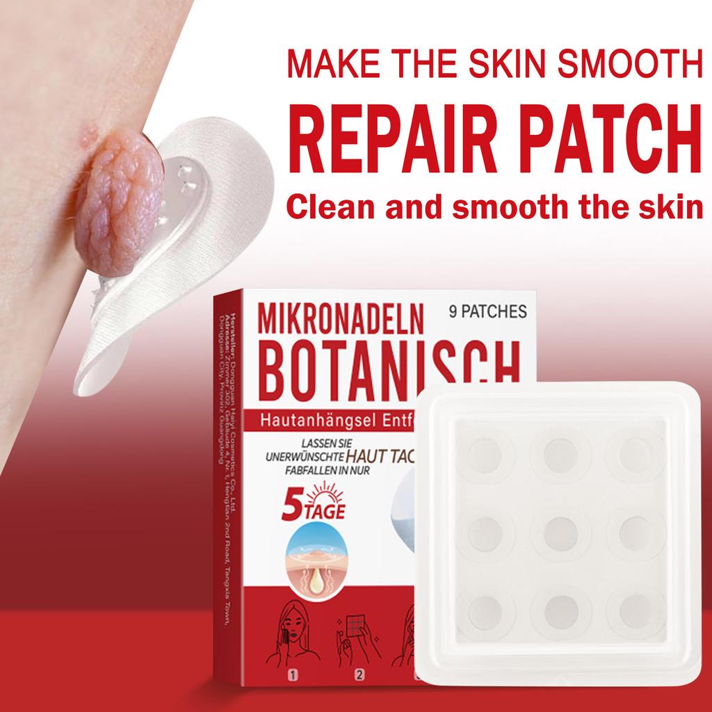 Adesivo de Microagulhas para Remoção de Nevo da Pele para Redução de Manchas Planas Faciais e Cuidados com os Olhos.