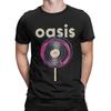 O-Oasis Rock 90er Jahre Band T-Shirts für Herren Britische Musik Alben Lustig 100% Baumwolle T-Shirts Rundhals Kurzarm T-Shirts Geschenkidee
