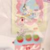 Butterfly Heart Bead Pendant Phone Charm Hangings Rope Cute Phone Chain Strap Bag Decoration Lanyard Keychain Accessory