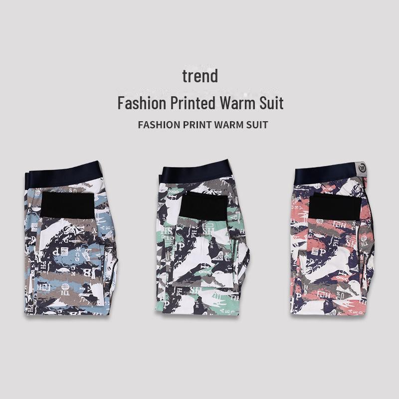 Pánské bavlněné kalhoty slim fit - Hřejivé, trendy podzimní/zimní kalhoty