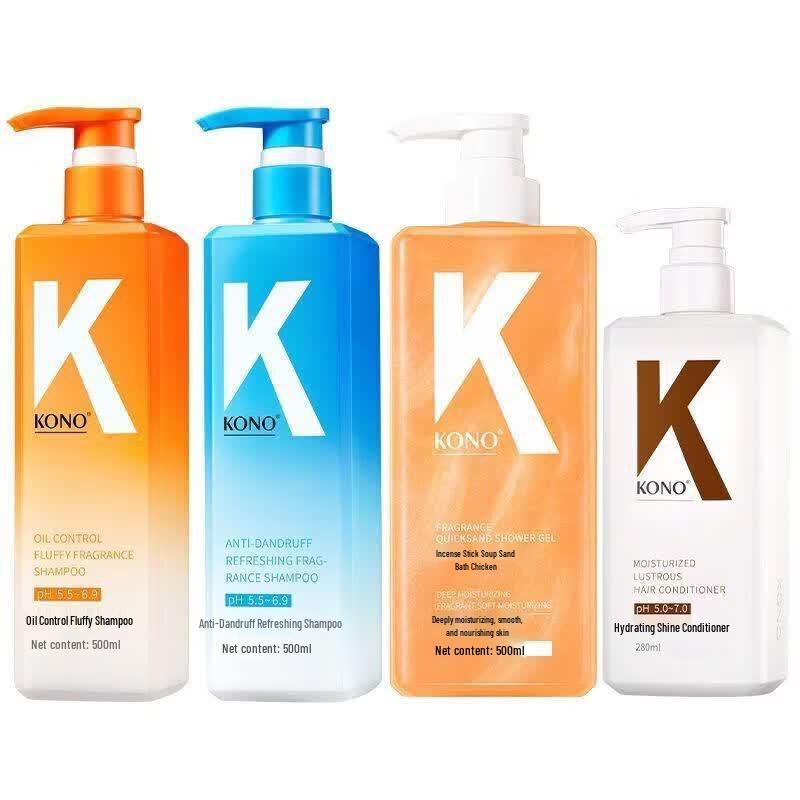 KONO Fragrance Lightweight Oil Control Hair Care 4-Piece Set