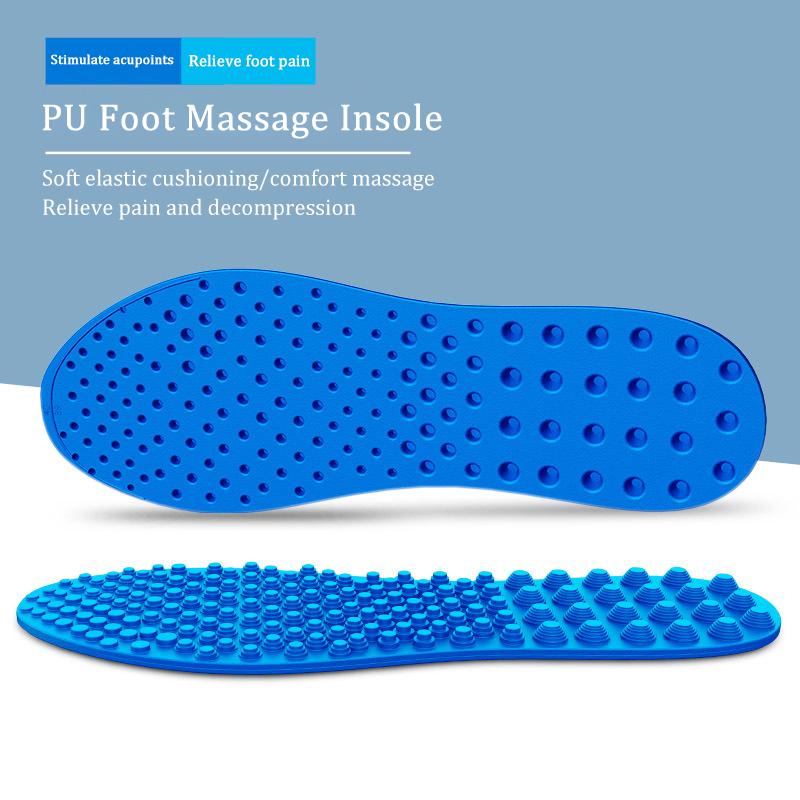 

1Pair Finger Pressure Board Massage Insoles Men Woman Relieve Foot Fatigue Shoes Insoles Feet Pads Soft Sports Casual Shoes Sole EU35-36 синий