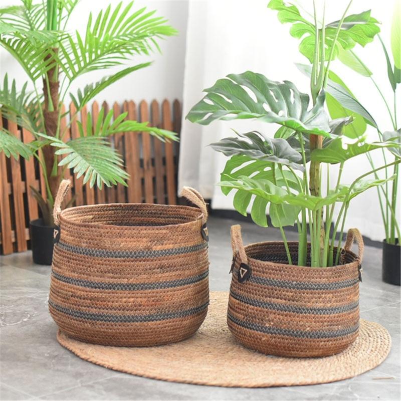 Durable and Portable Storage Basket Functional and Decorative Organizer Holder for a Well Ordered Living Environment