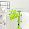 Mohamm 4pcs Pack Multicolor Cute Face Acrylic Binder Clip Planner Clips Paper Clamp Office Decorative Supplies School Stationery