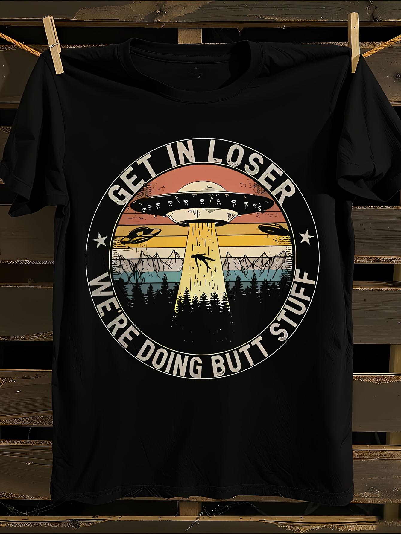 Alien Abduction and UFO Graphic T-shirt M