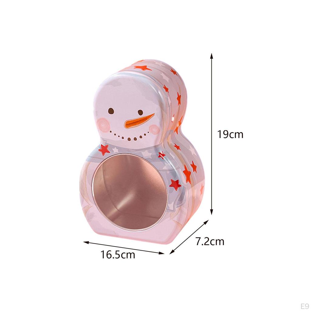 Christmas Candy Box Tins Decoration for Desktop Ornament
