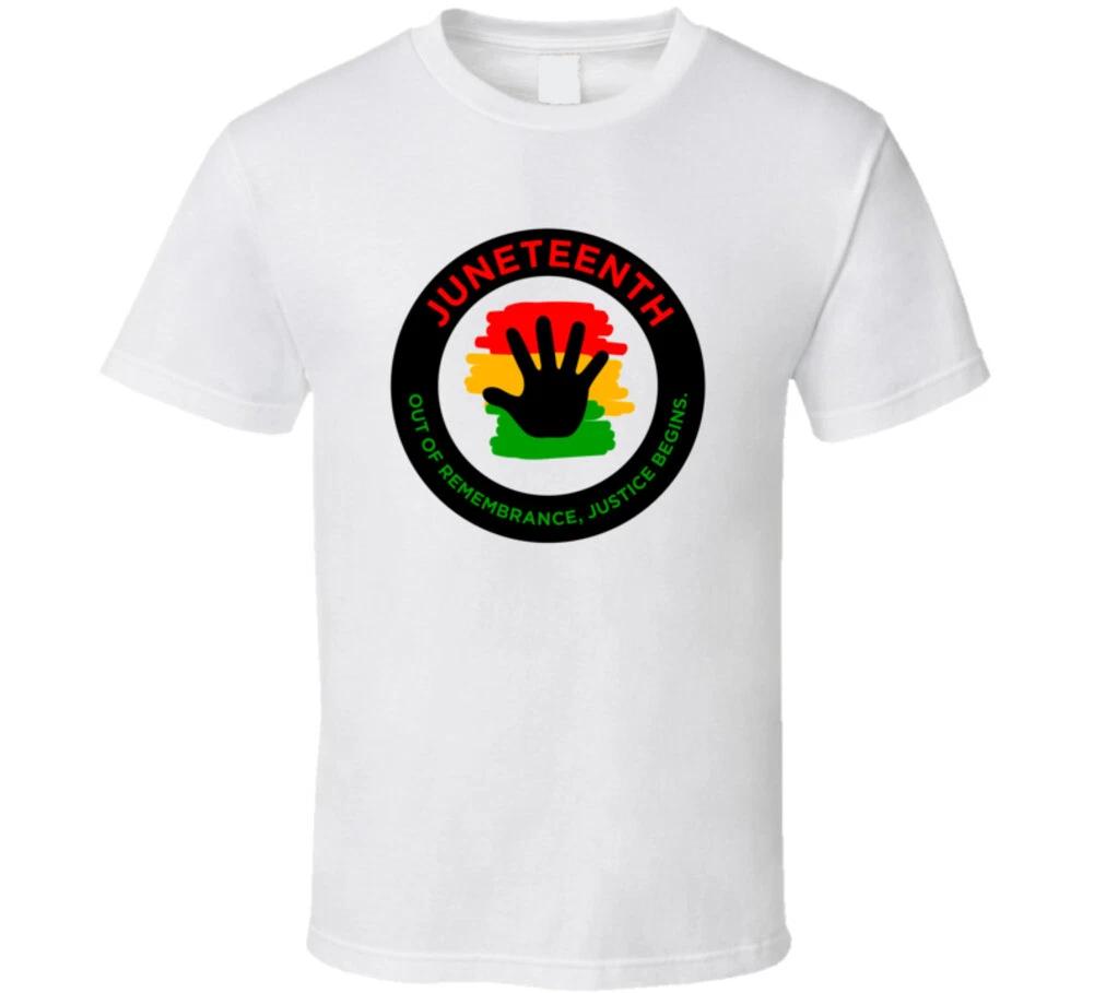 Juneteenth Out Of Remembrance Justice Begins Gift Freedom T Shirt XL