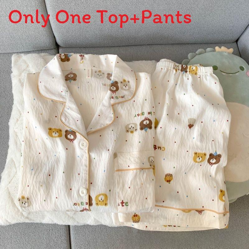 Cloud Cotton Short Pajamas Set With Breathable Fabric For Youth Women Summer Sleepwear
