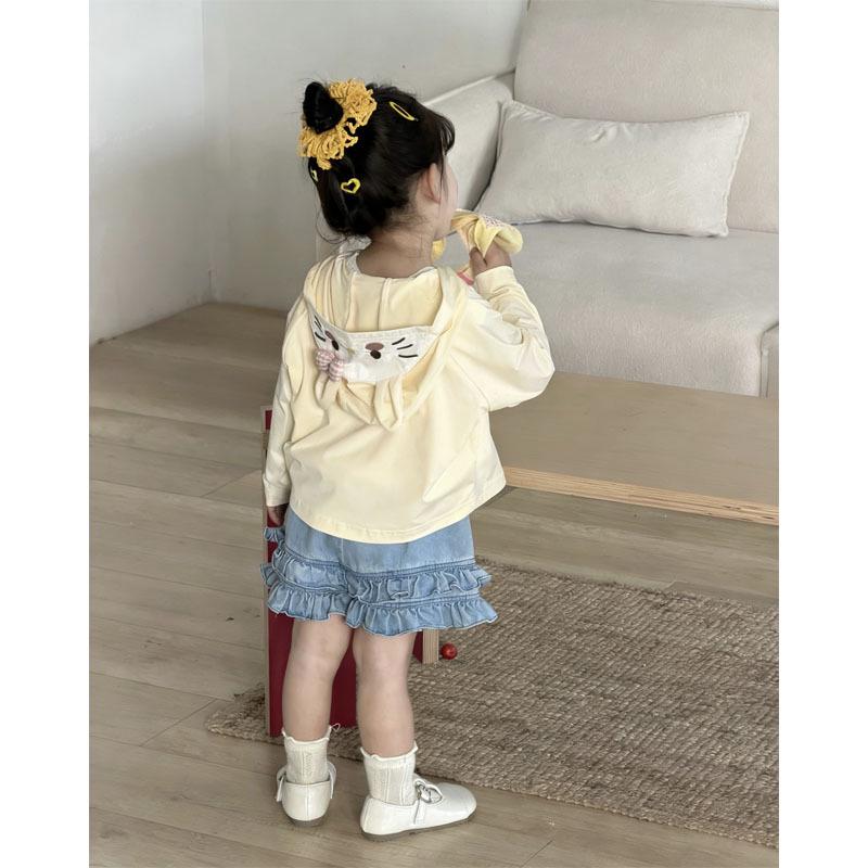 Girls' Cute Sun Protection Outerwear for Spring and Summer