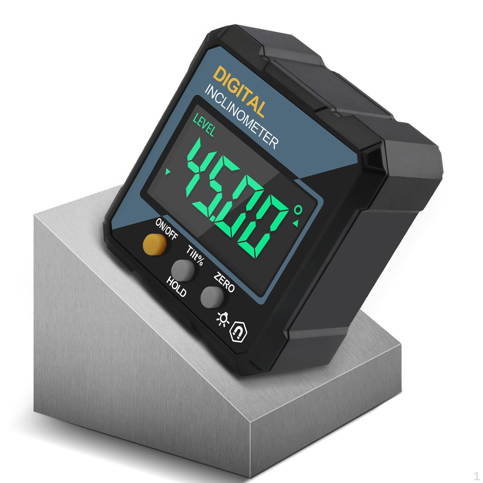 

Цифровой угломер Инклинометр Деревообработка Диапазон 4x90 градусов с подсветкой Ip54