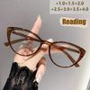 Fashion Cat Eye Reading Glasses Anti Blue Light High End Elderly Glasses 6115 Internet Celebrity Style