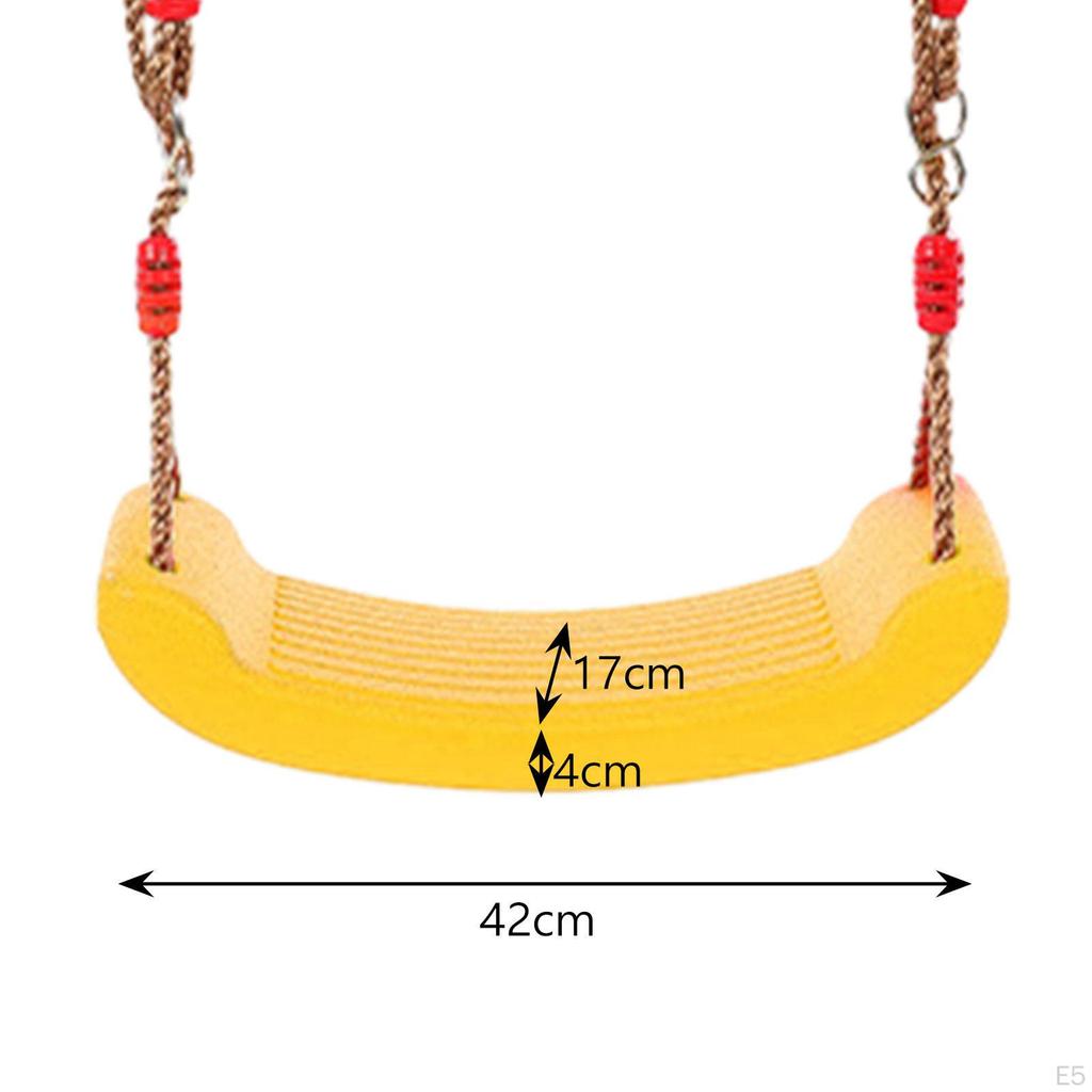 Swing Seat Rope Adjustable Chair for Jungle Indoor Outdoor Boys Girls