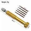 Aluminum Alloy 5-in-1 Screwdriver Set for Mobile Phones and Notebooks