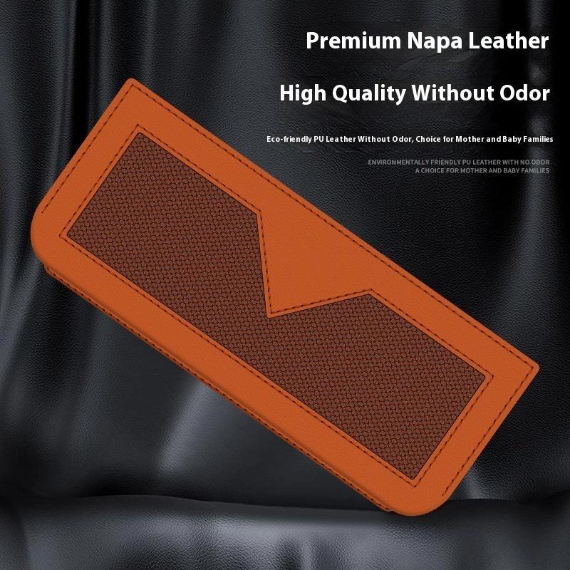1Pc Premium Faux Leather Car Seat Back Organizer - Multi-Functional Storage Bag, Trash Bin, And Phone Holder Car Organization