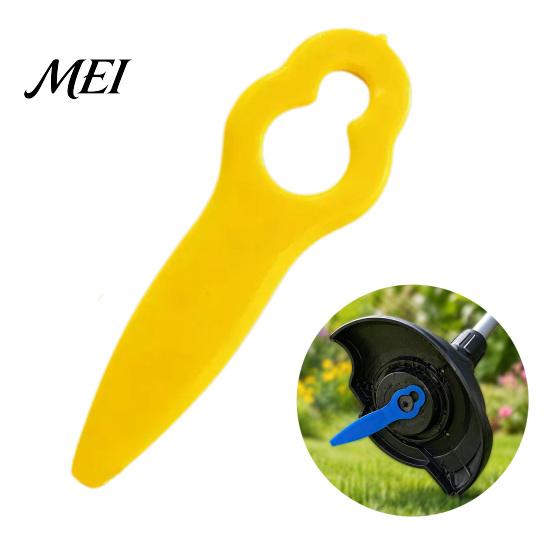 Universal Plastic Trimmer Parts 100 Pcs Replacement Blades for Ferrex Grass Trimmer, Cordless Outdoor Lawn Care Accessories Blades, Heavy Duty Garden