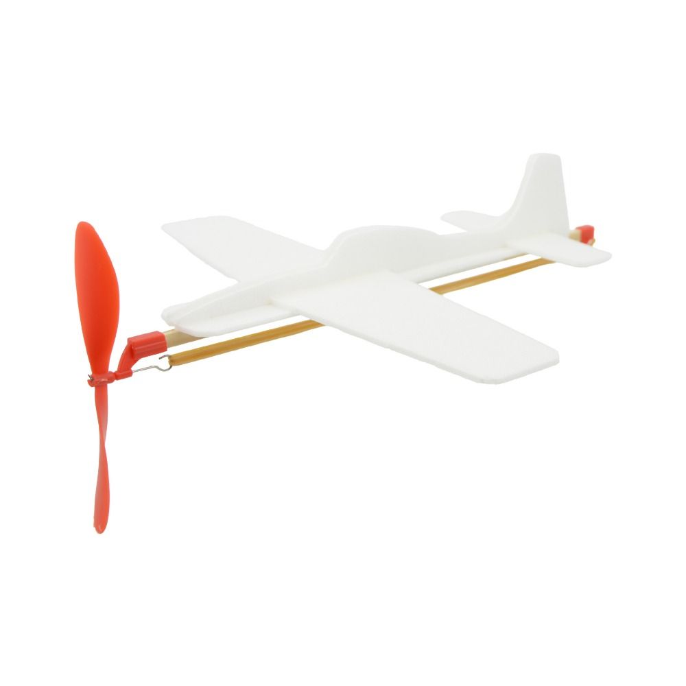 300*260mm DIY Airplane Model Rubber Bands Power Hand Throw Aircraft Toy for Kids Outdoor