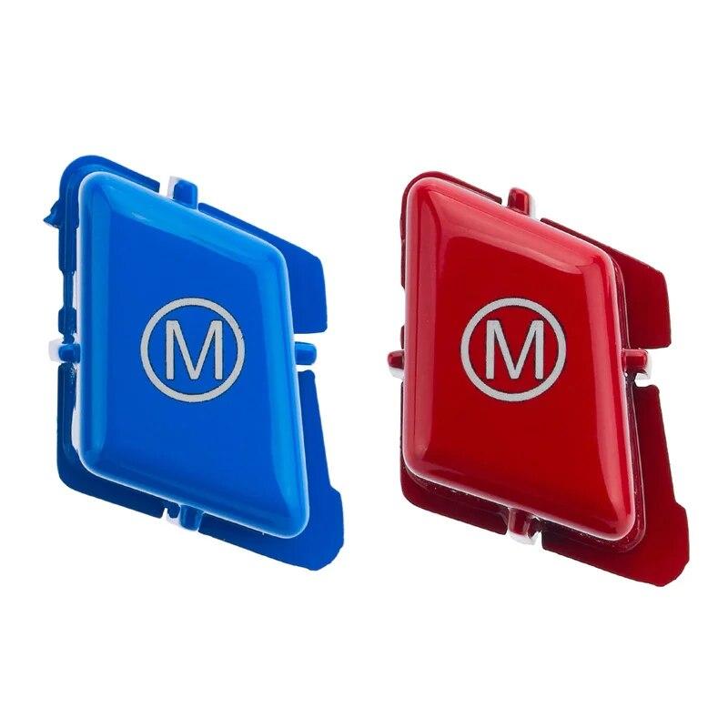 Car Steering Wheel M Letter Button for BMW 3 Series M3 E90 E92 E93 2007-2013 Auto Accessories Switch Peplacement Cover